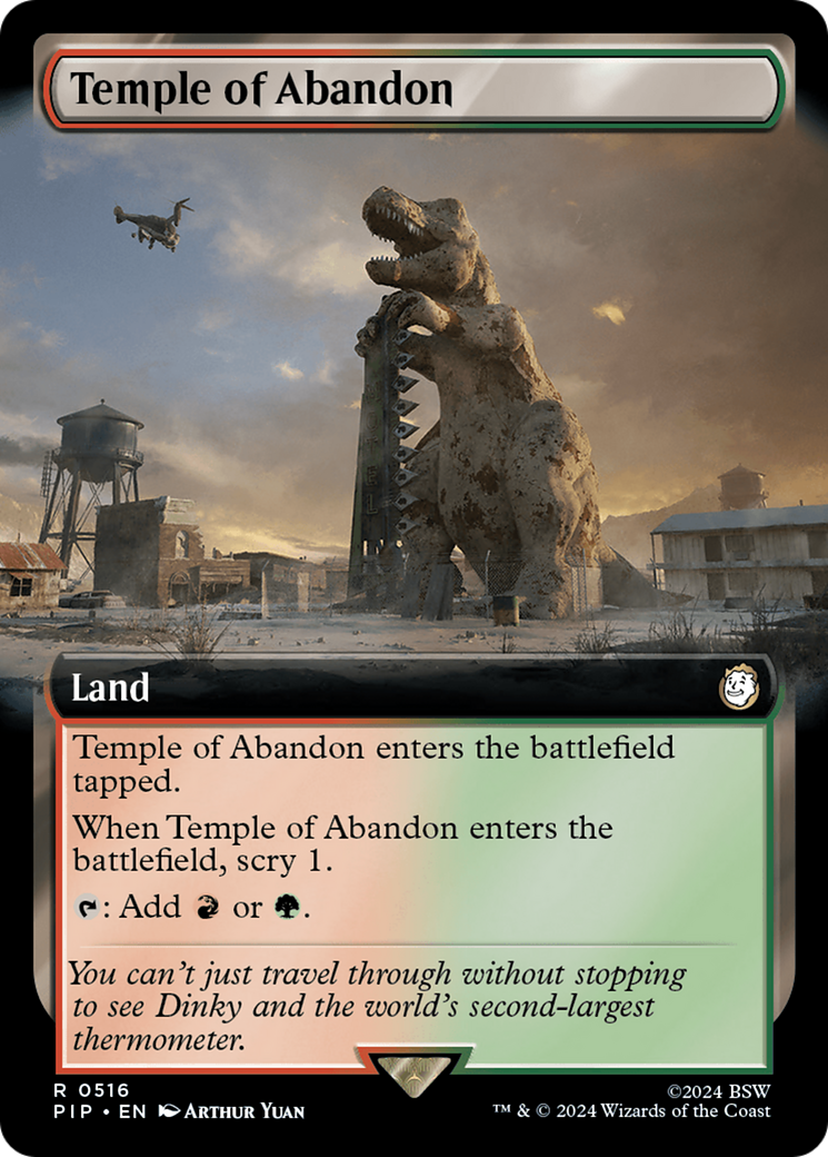 Temple of Abandon (PIP-516) - : (Extended Art) Foil