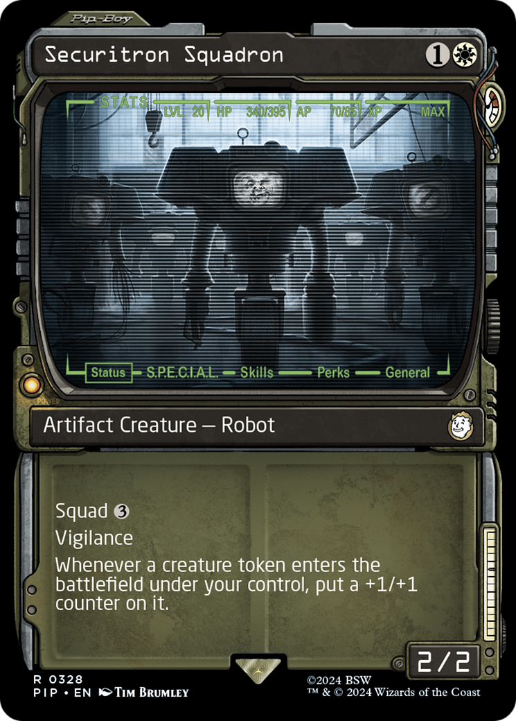 Securitron Squadron (PIP-328) - : (Showcase) Foil