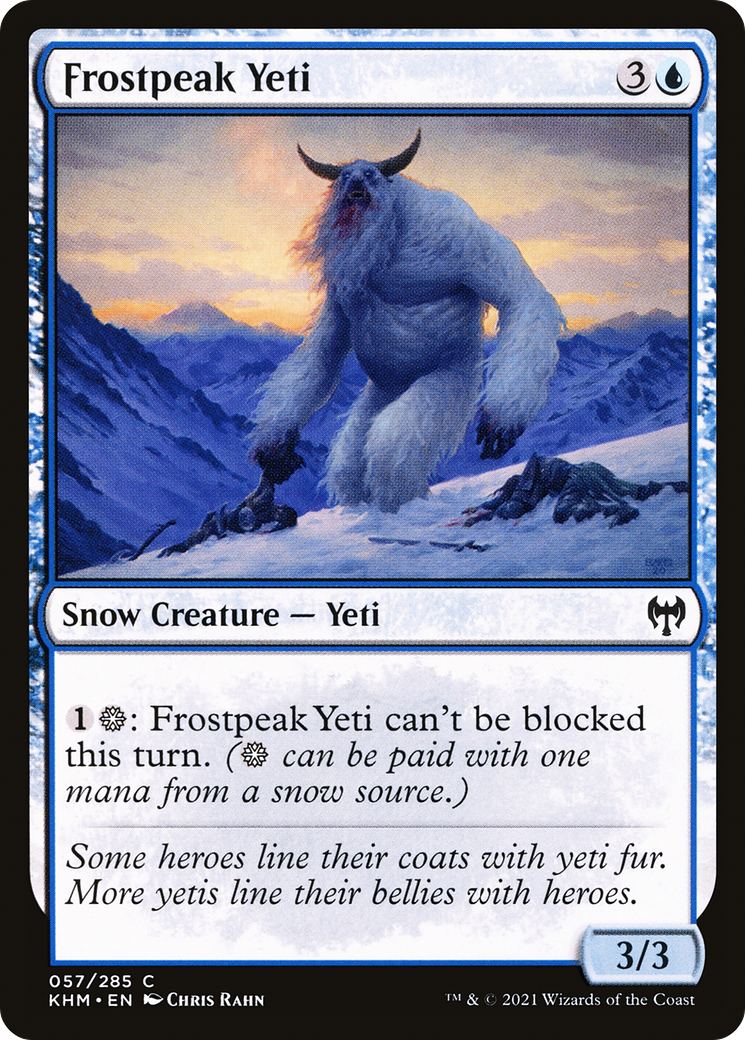 Frostpeak Yeti (KHM-057) - : (snow)