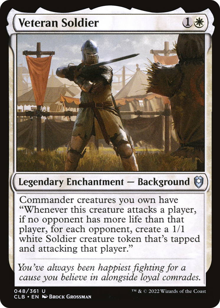 Veteran Soldier (CLB-048) -  Foil