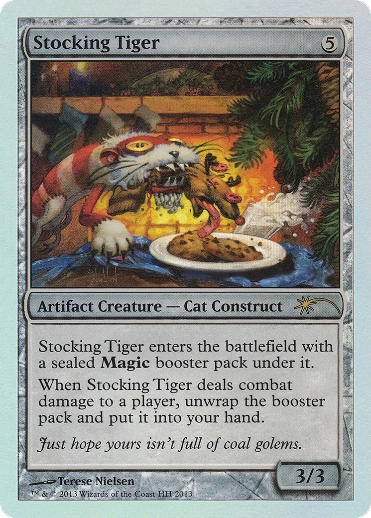 Stocking Tiger (MEDIA-13†) -  Foil