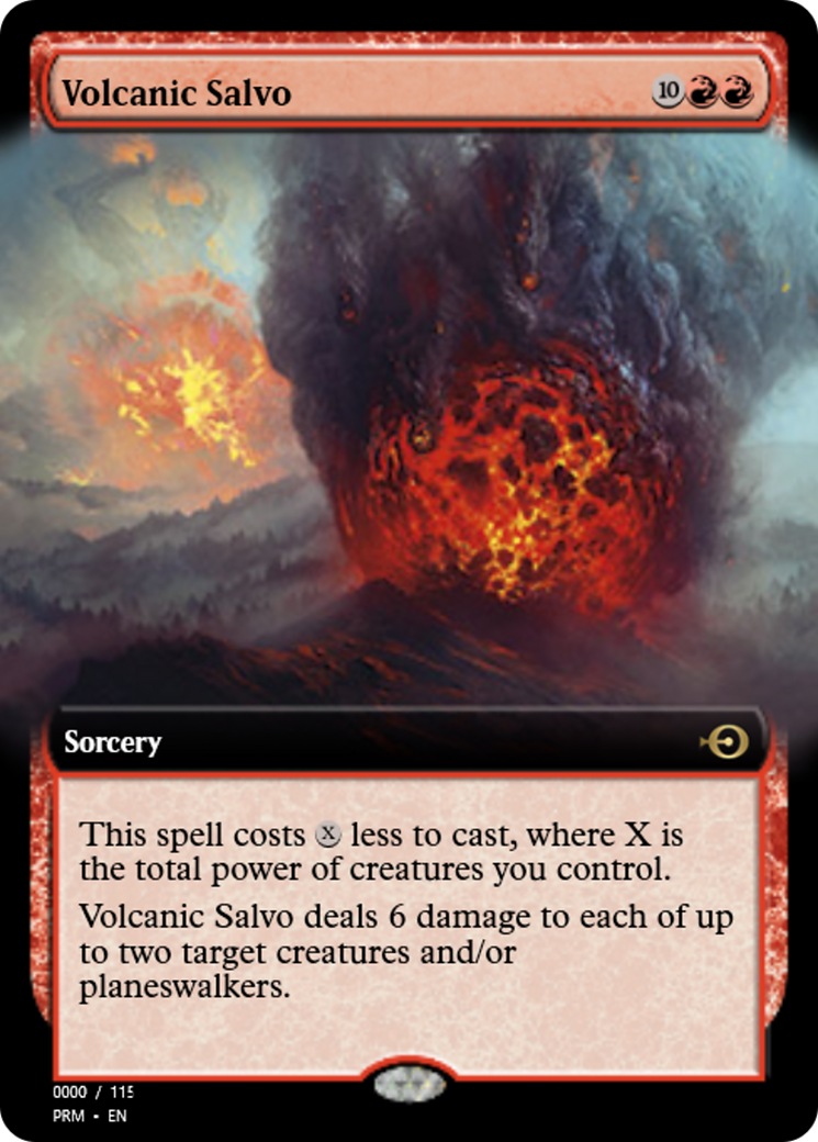 Volcanic Salvo (PRM-81972) -  Foil