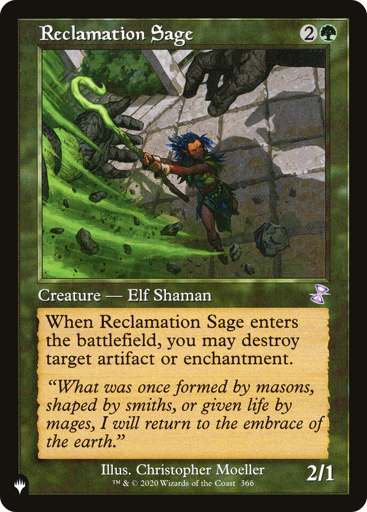 Reclamation Sage (LIST-TSR-366) -