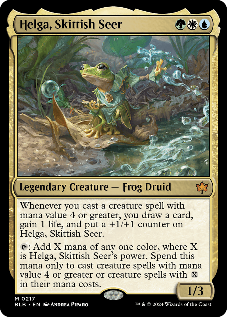 Helga, Skittish Seer (BLB-217) -