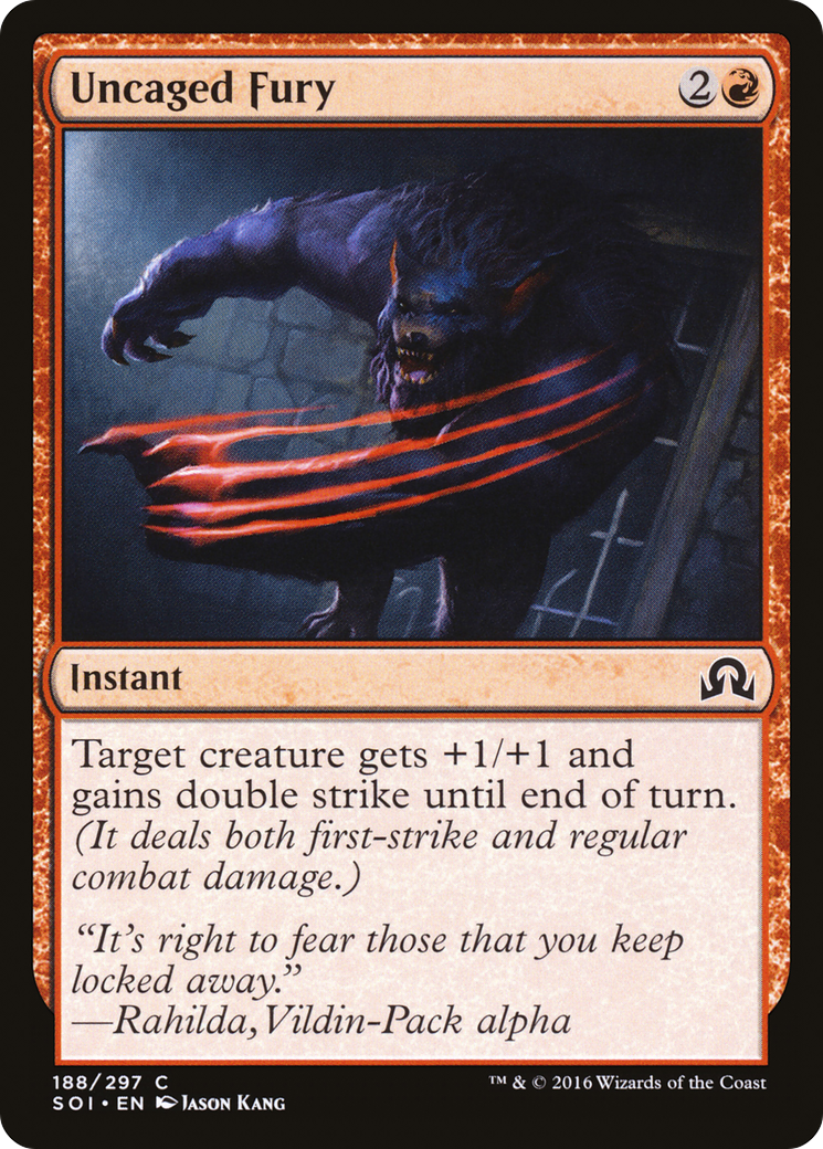 Uncaged Fury (SOI-188) -  Foil