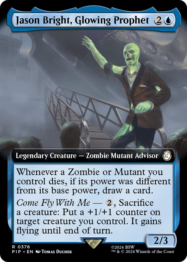 Jason Bright, Glowing Prophet (PIP-376) - : (Extended Art) Foil