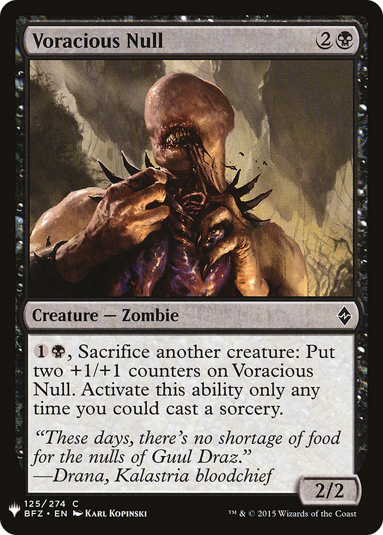 Voracious Null (LIST-BFZ-125) -