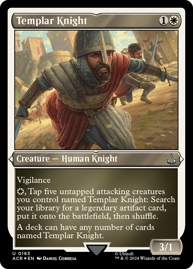 Templar Knight (ACR-183) -  Etched Foil