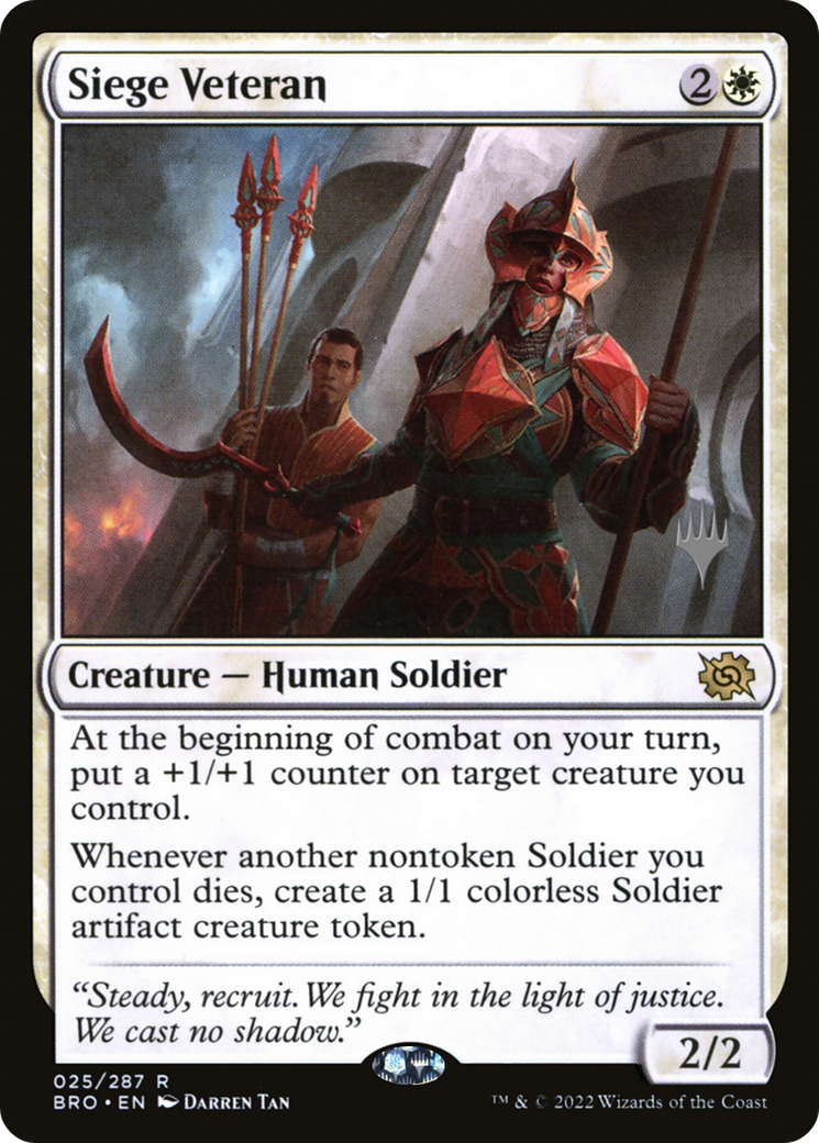 Siege Veteran (PPBRO-25P) -  Foil