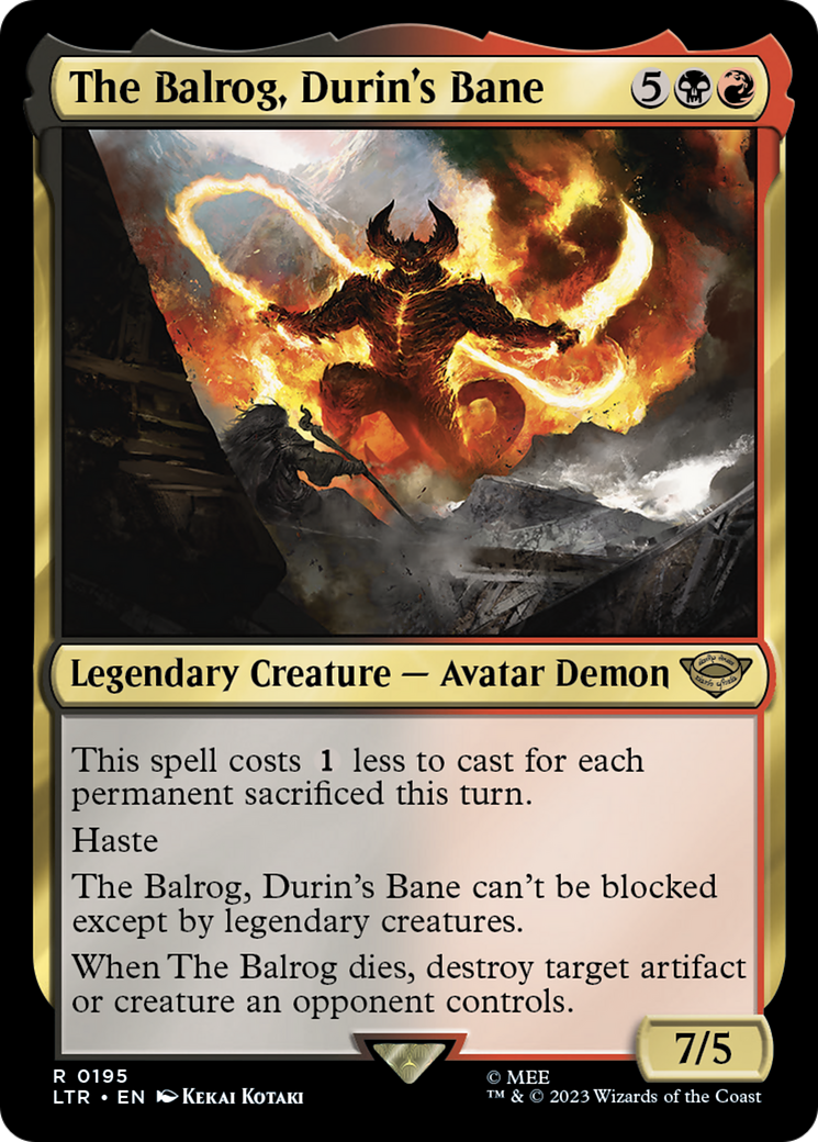 The Balrog, Durin's Bane (LTR-195) -