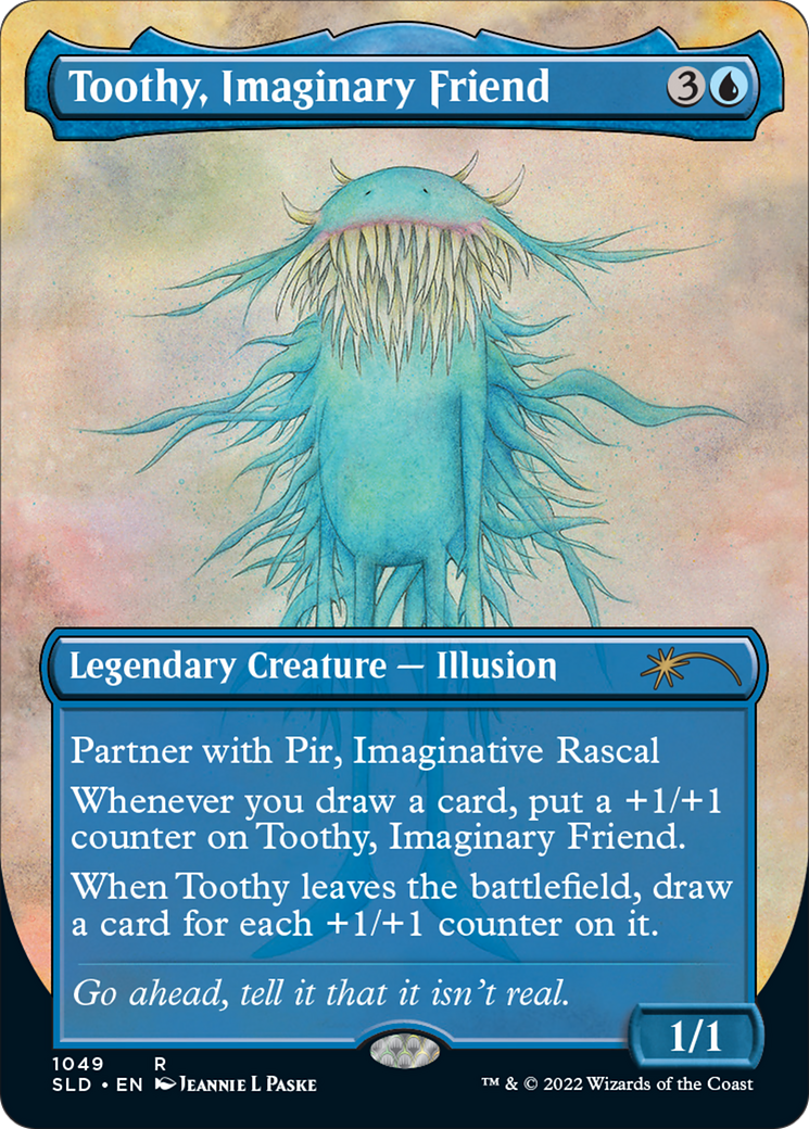 Toothy, Imaginary Friend (SLD-1049) -  (Borderless) Foil