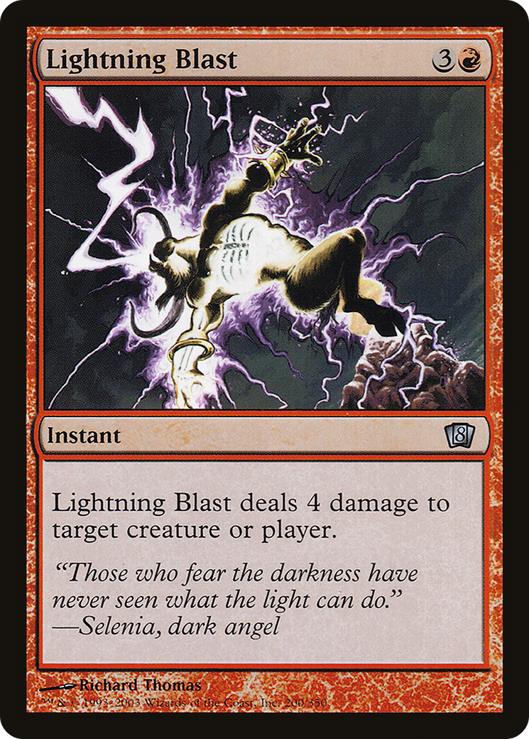 Lightning Blast (8ED-200★) -  Foil