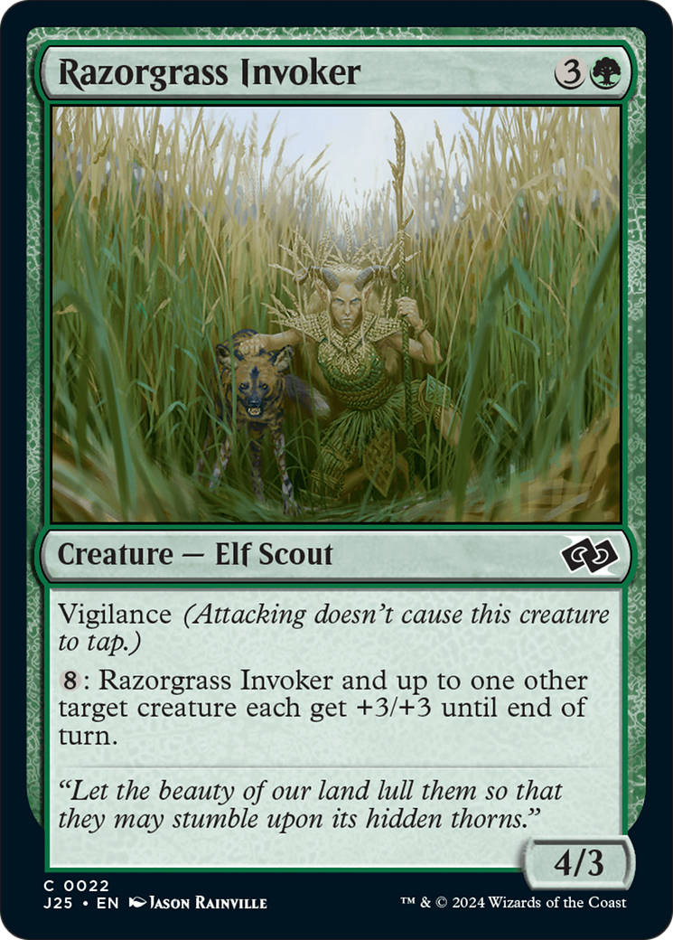 Razorgrass Invoker (J25-022) -