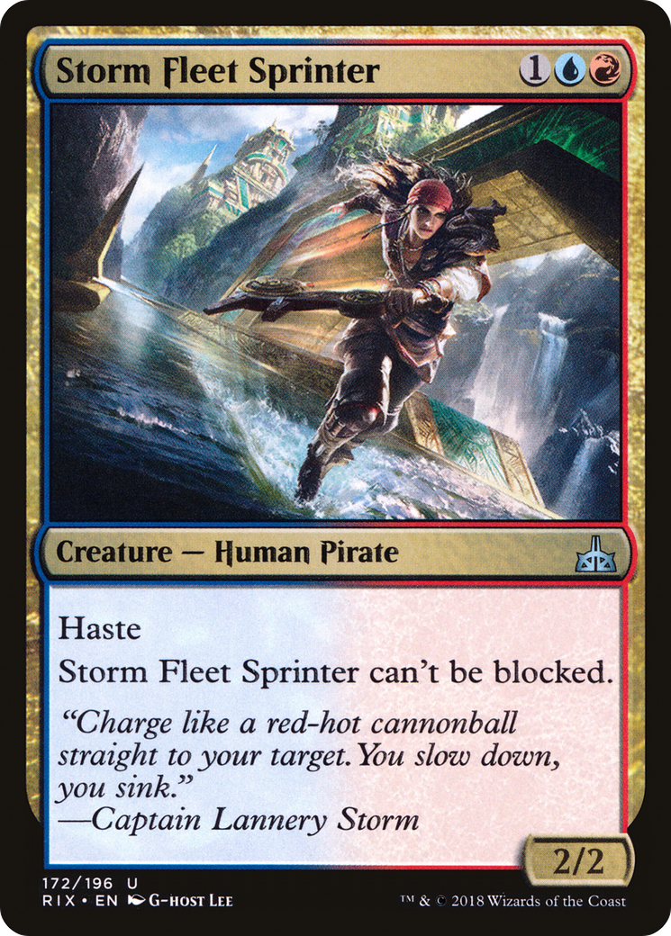 Storm Fleet Sprinter (RIX-172) -  Foil