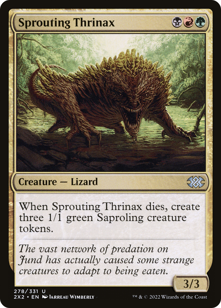 Sprouting Thrinax (2X2-278) -  Foil