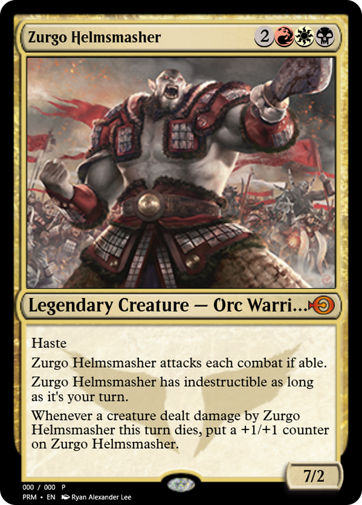 Zurgo Helmsmasher (PRM-54549) -  Foil