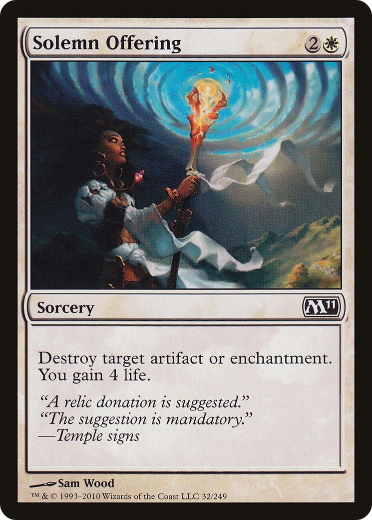 Solemn Offering (M11-032) -  Foil