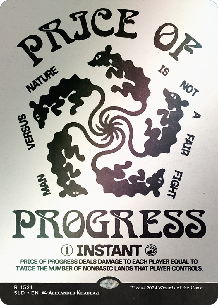 Price of Progress (SLD-1521★) - : (Showcase) (Borderless) Foil