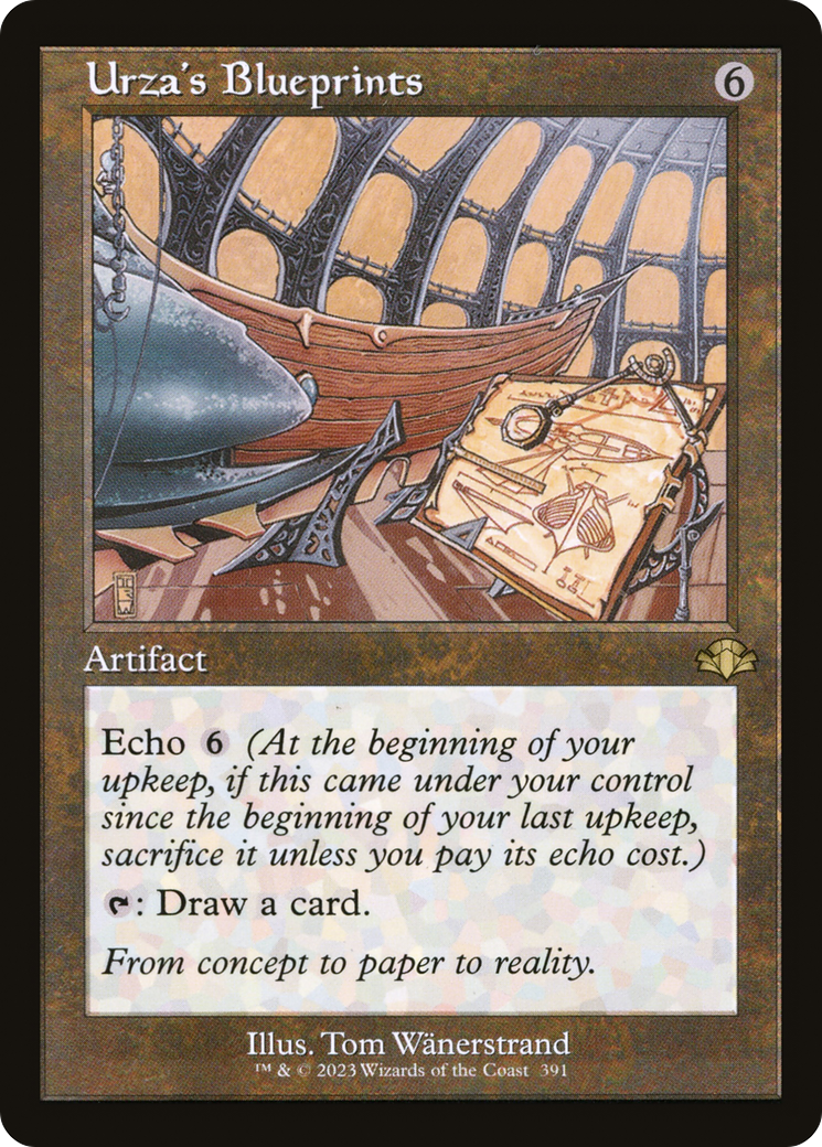 Urza's Blueprints (DMR-391) -  Foil