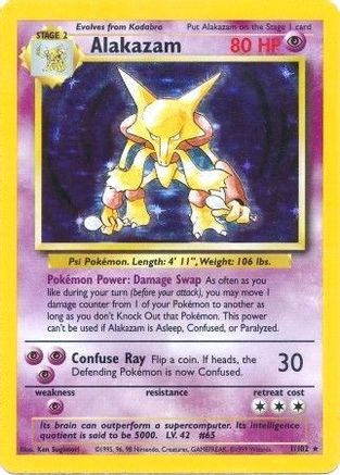 Alakazam 1/102 - 1st Edition Holofoil