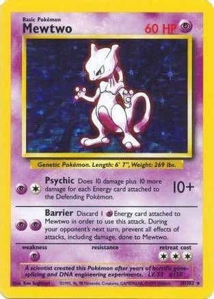 Mewtwo 10/102 - Holofoil