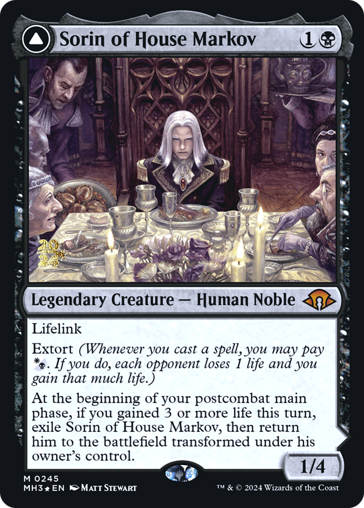 Sorin of House Markov // Sorin, Ravenous Neonate (PRE-245S) -  Foil