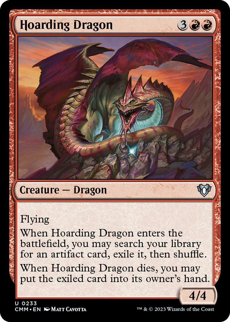 Hoarding Dragon (CMM-233) -  Foil