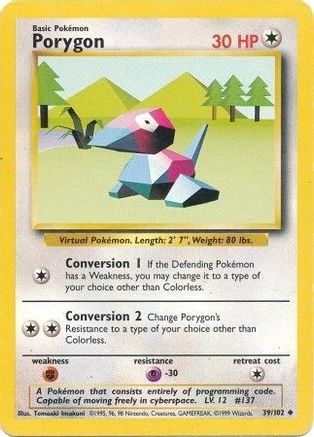 Porygon 39/102 -