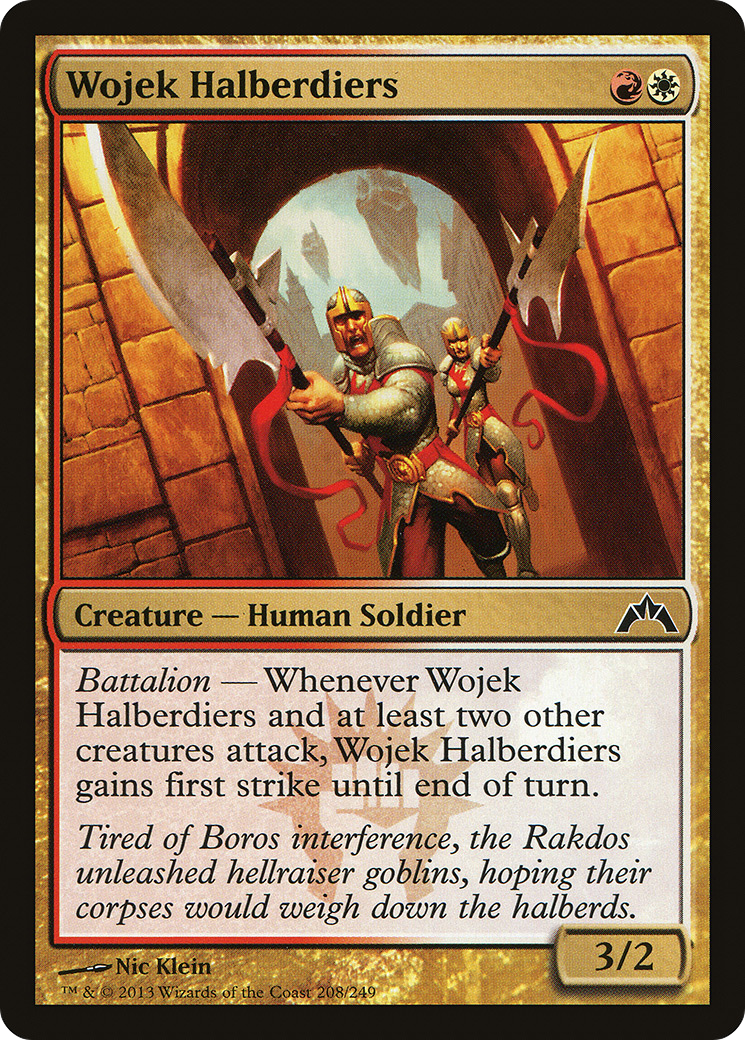 Wojek Halberdiers (GTC-208) -  Foil