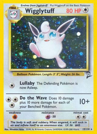 Wigglytuff 19/130 - Holofoil