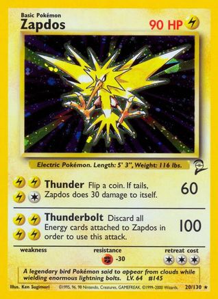 Zapdos 20/130 - Holofoil