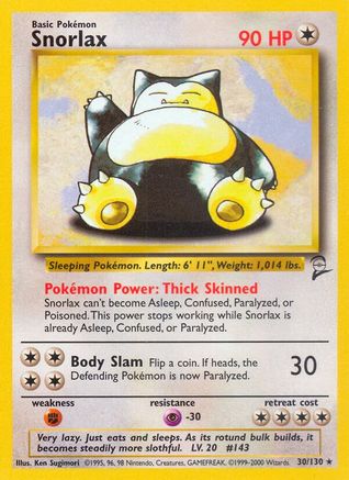 Snorlax 30/130 -