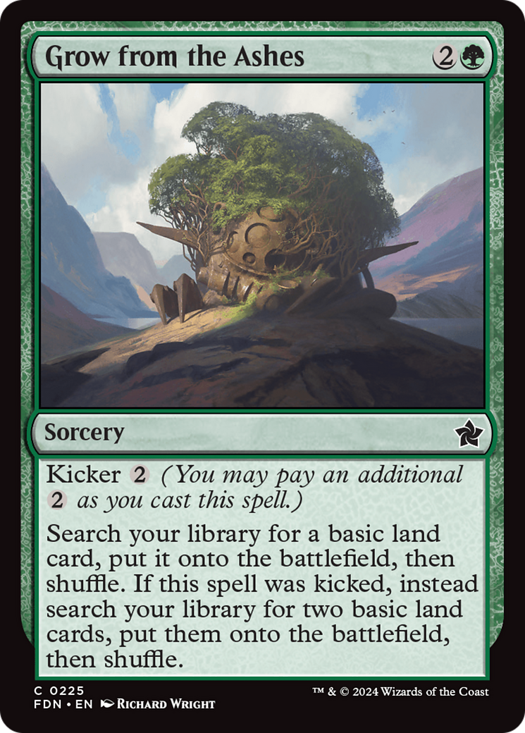 Grow from the Ashes (FDN-225) -  Foil