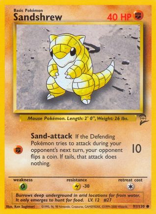 Sandshrew 91/130 -