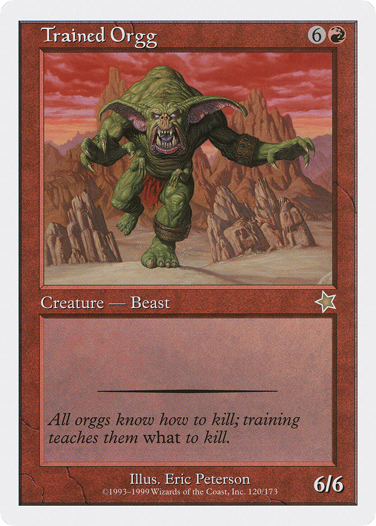 Trained Orgg (S99-120) -