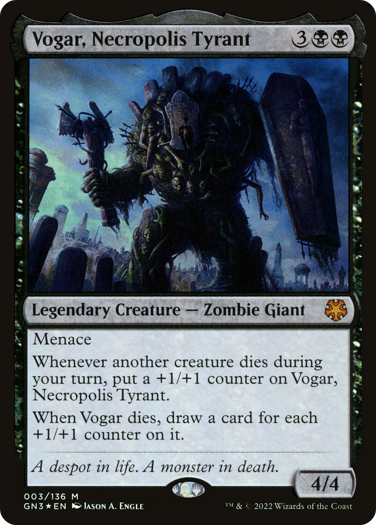 Vogar, Necropolis Tyrant (GN3-003) -  Foil