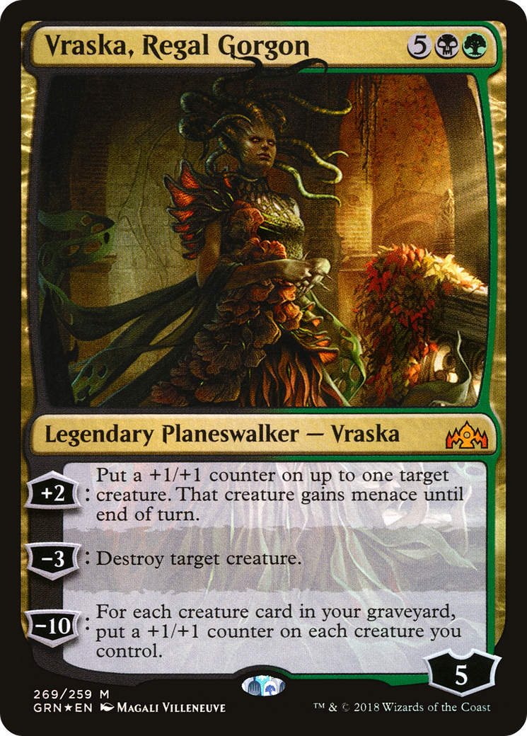 Vraska, Regal Gorgon (GRN-269) -  Foil