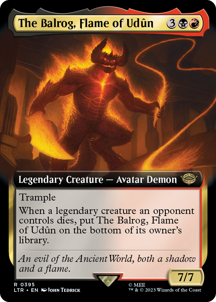 The Balrog, Flame of Udûn (LTR-395) - : (Extended Art)