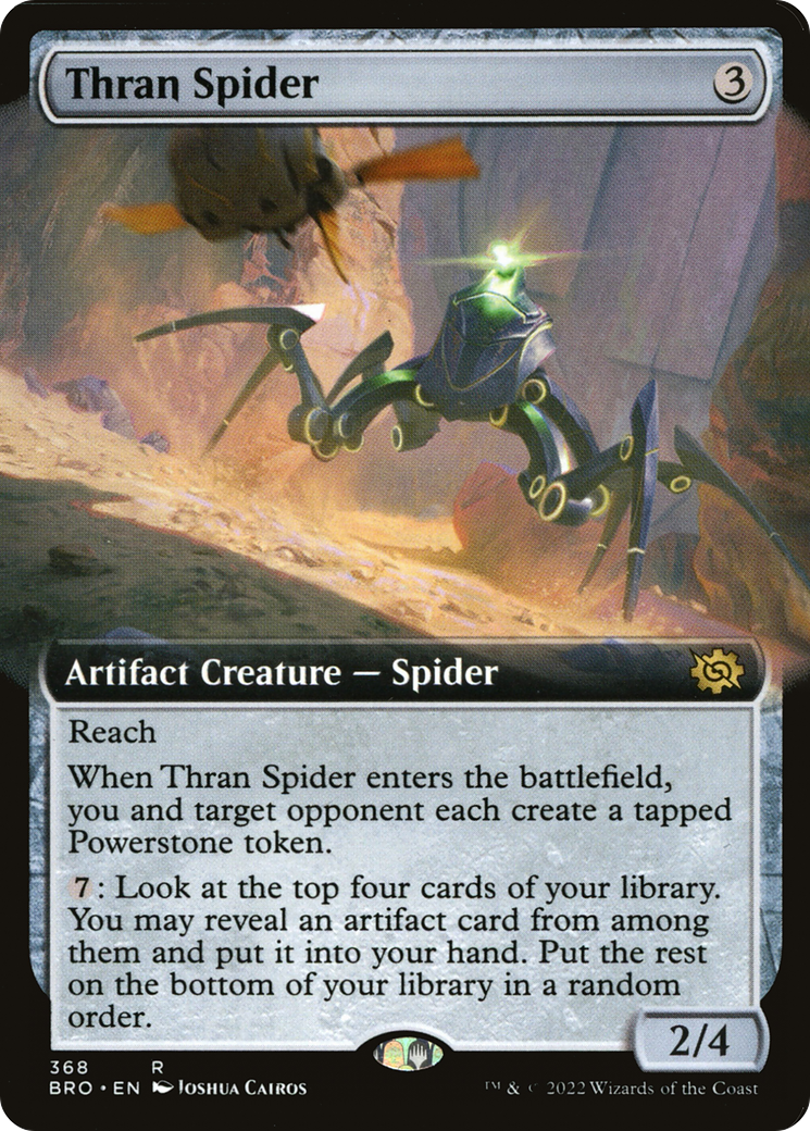 Thran Spider (BRO-368) - : (Extended Art) Foil