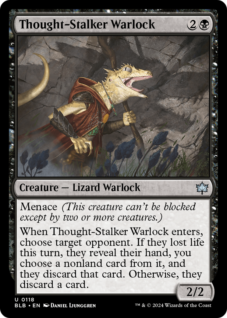 Thought-Stalker Warlock (BLB-118) -  Foil