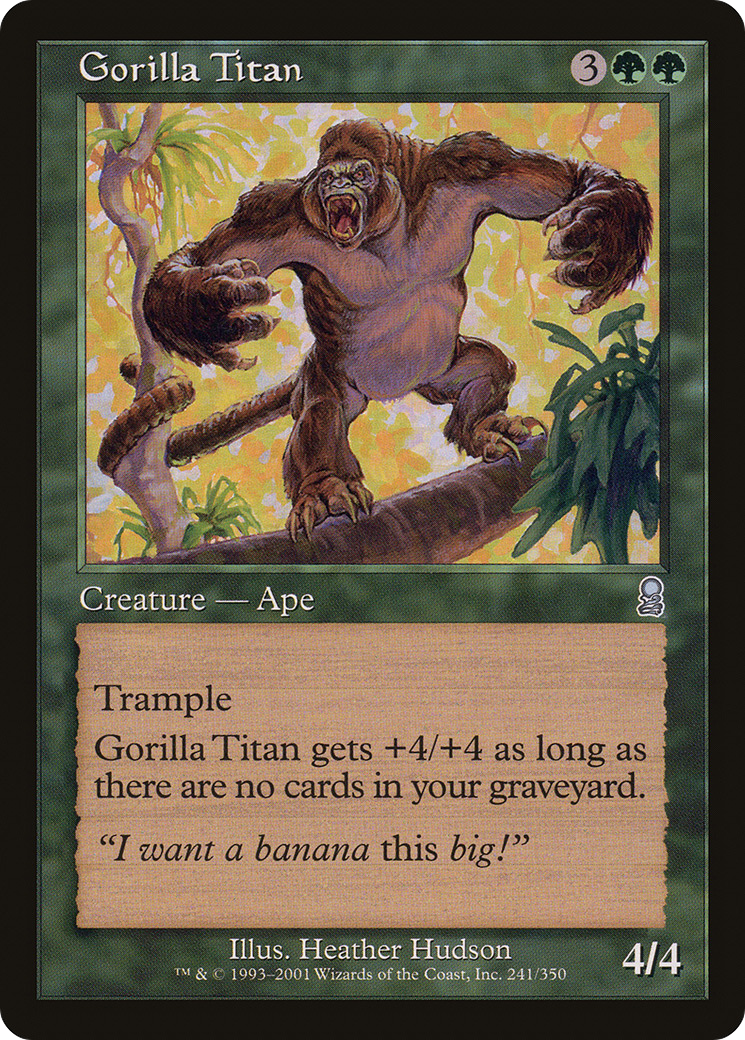 Gorilla Titan (ODY-241) -  Foil