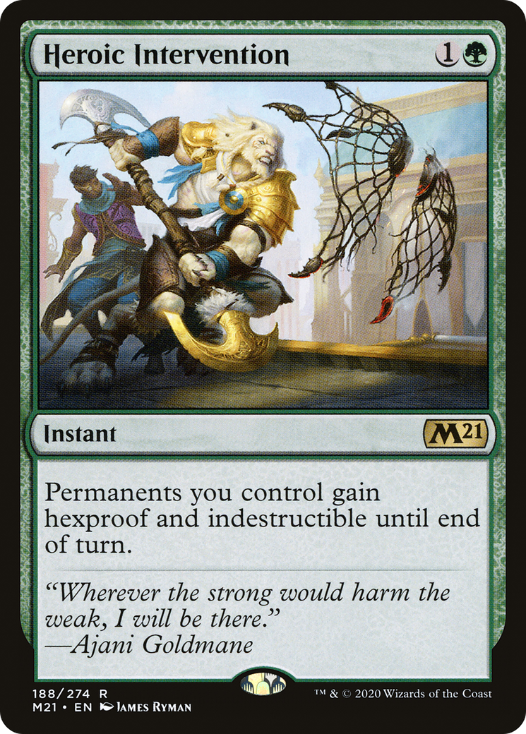 Heroic Intervention (M21-188) -  Foil