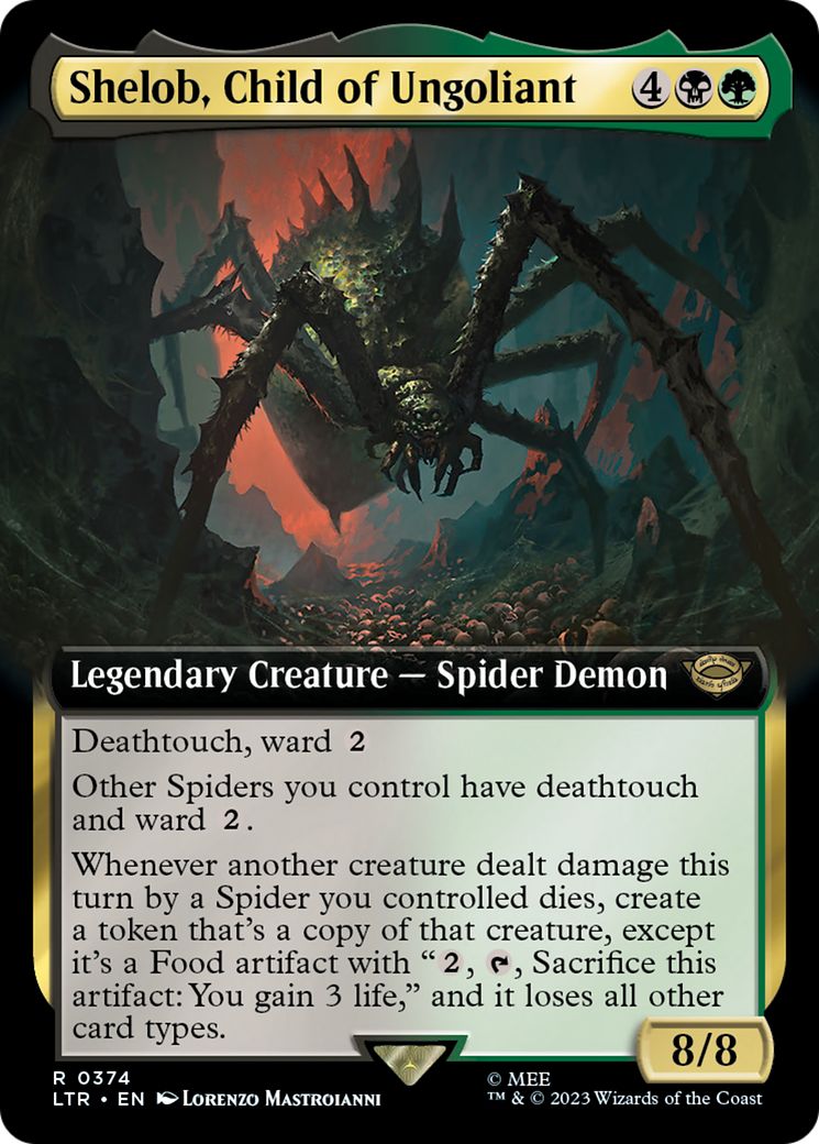 Shelob, Child of Ungoliant (LTR-374) - : (Extended Art)