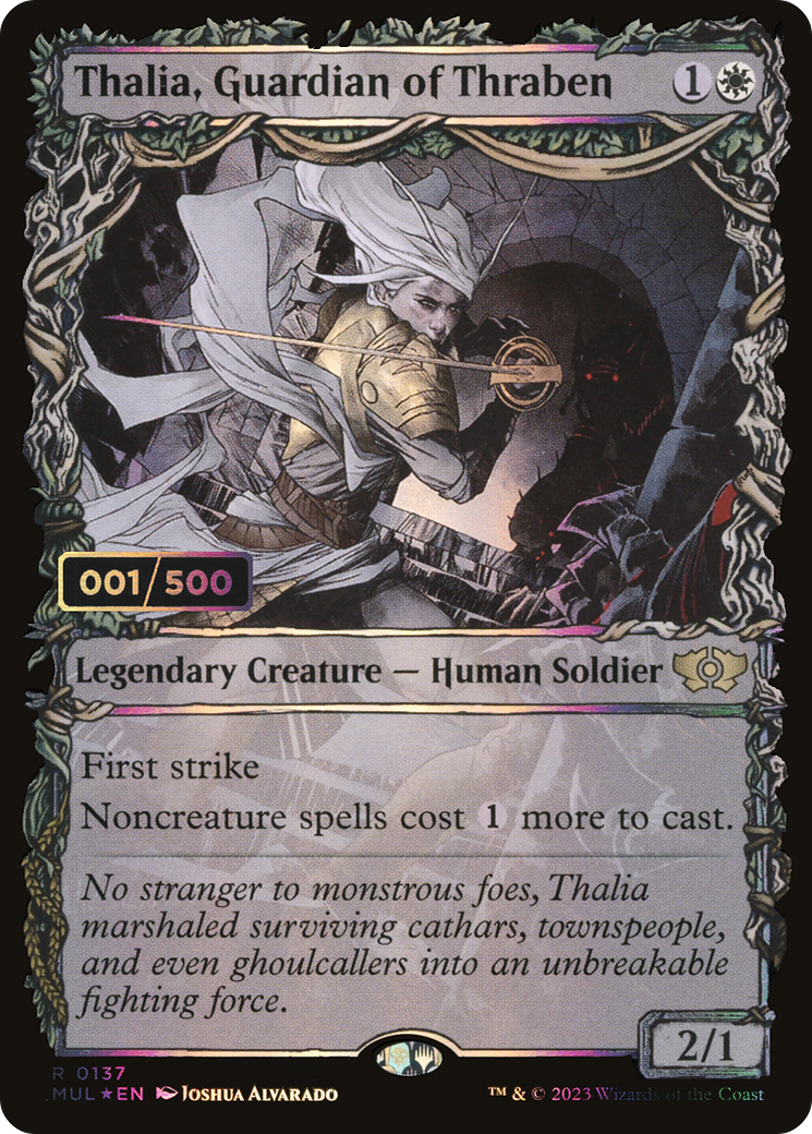 Thalia, Guardian of Thraben (MUL-137Z) - : (Showcase) Foil