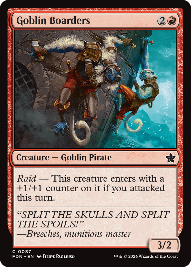 Goblin Boarders (FDN-087) -  Foil