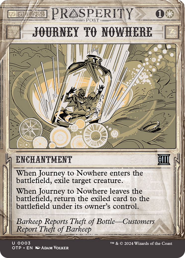 Journey to Nowhere (OTP-003) - : (Showcase) (Borderless) Foil