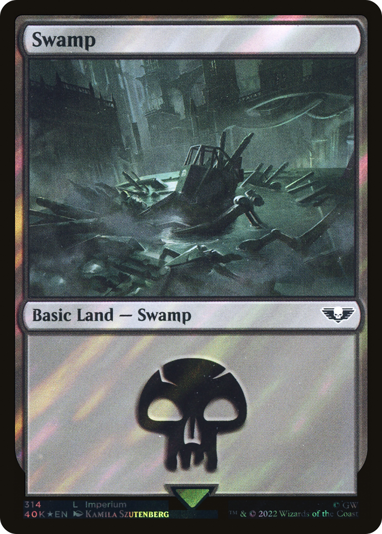 Swamp (40K-314★) -  Foil