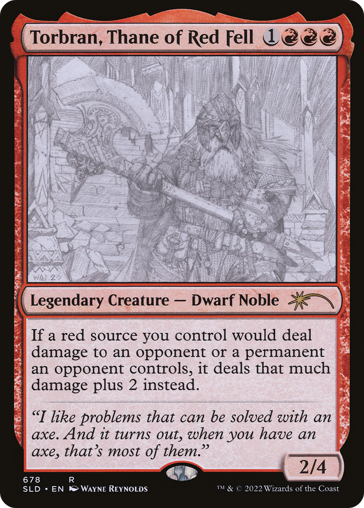 Torbran, Thane of Red Fell (SLD-678) -  Foil