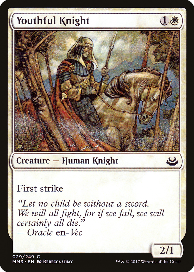 Youthful Knight (MM3-029) -  Foil