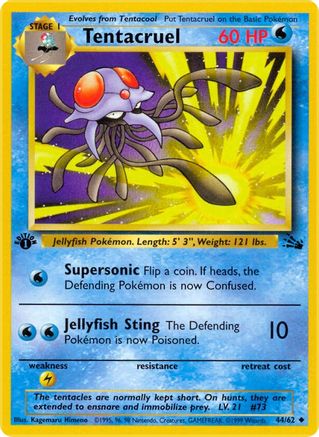 Tentacruel 44/62 - 1st Edition